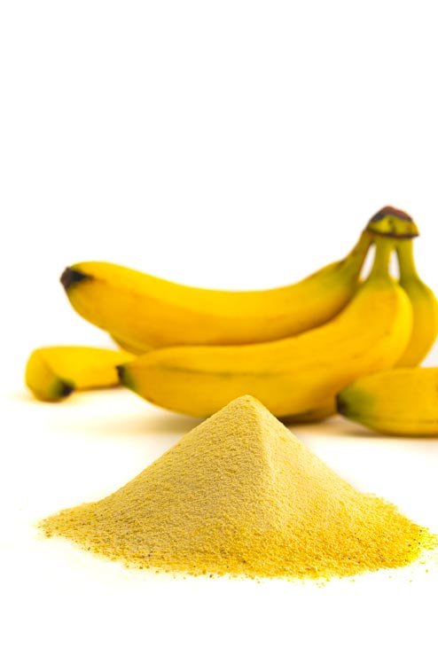 Banana y su proceso a polvo de banana